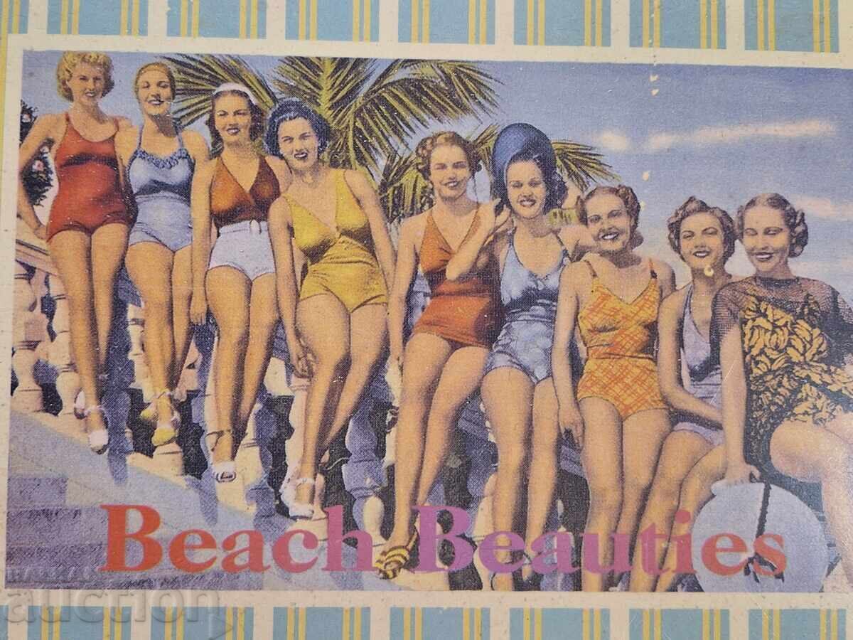Αντίκα μεταλλική πινακίδα -- Beach Beauties με τιμή 25.00 BGN | € 12.78 Αντίκα μεταλλική πινακίδα -- Beach Beauties με τιμή 25.00 BGN | € 12.78