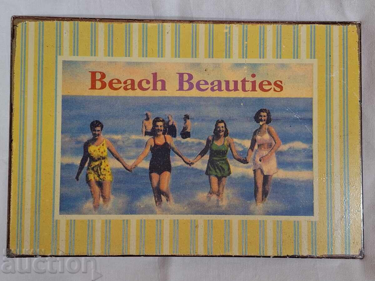 Plăcuță metalică vintage -- Beach Beauties Plăcuță metalică vintage -- Beach Beauties