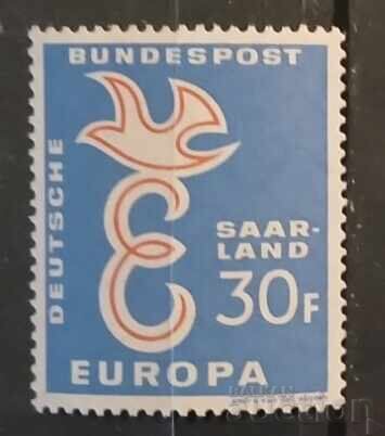Германия/СААР 1958 Европа CEPT Птици MNH