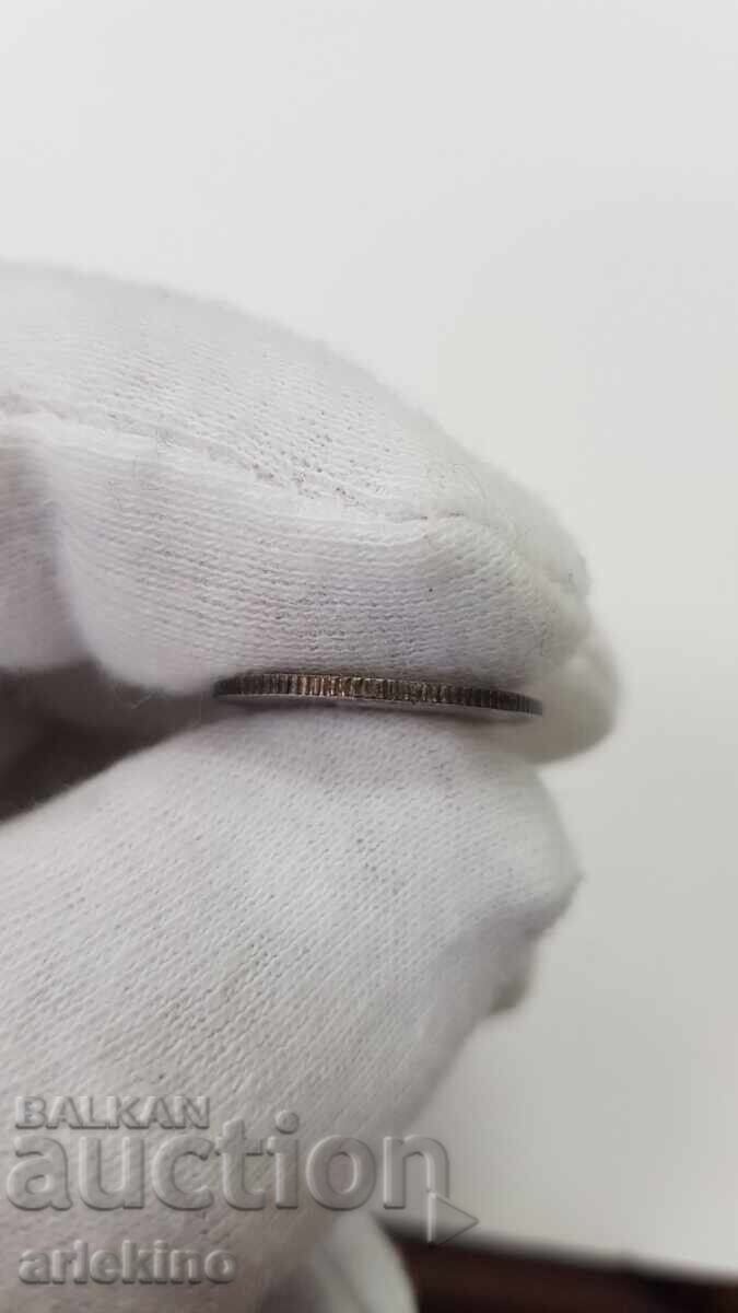 Rare Silver Coin 1/4 Rupee 1896 British India - 6