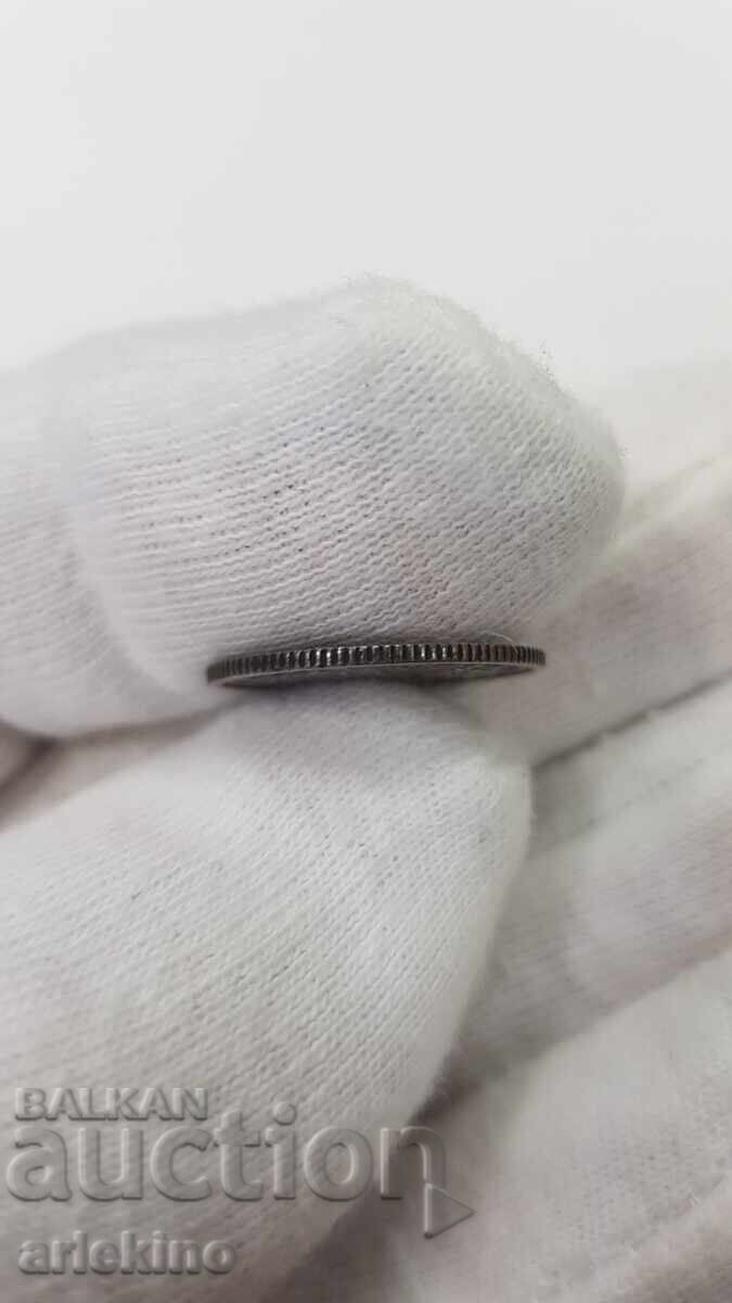 Auction  Rare Silver Coin 1/4 Rupee 1835 William IIII