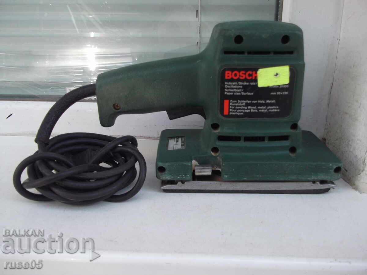 Auction  Vibrating sander "BOSCH - PSS 230" working