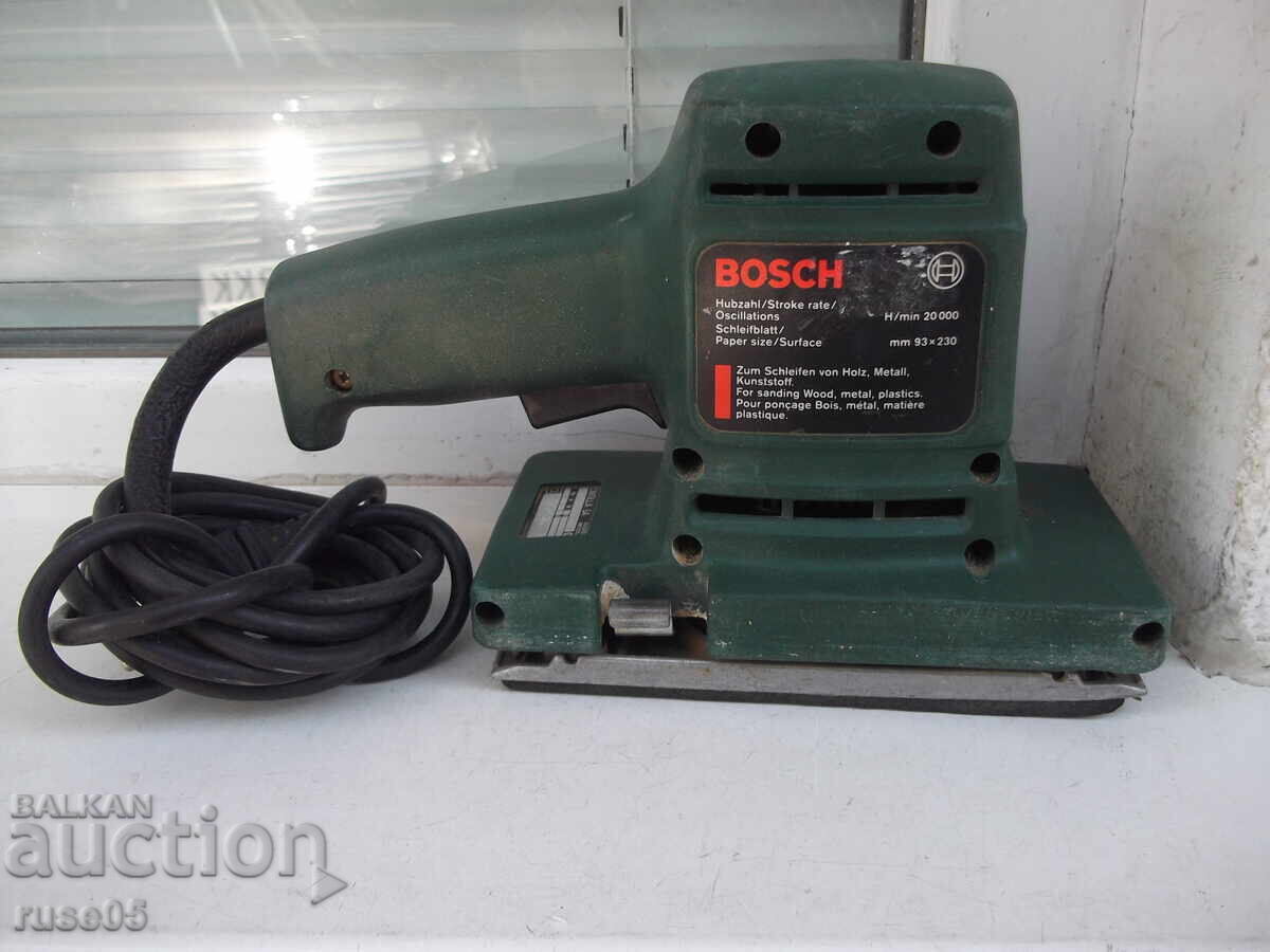 Vibrating sander "BOSCH - PSS 230" working - 5