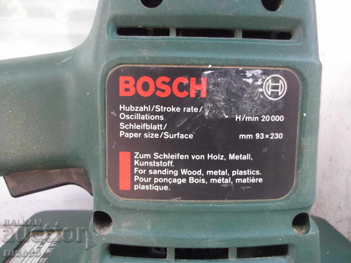 Vibrating sander "BOSCH - PSS 230" working - 6