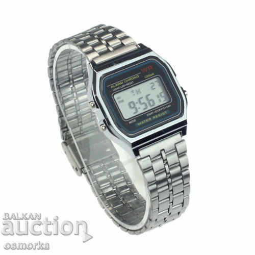 New electronic watch with classic retro classic shape