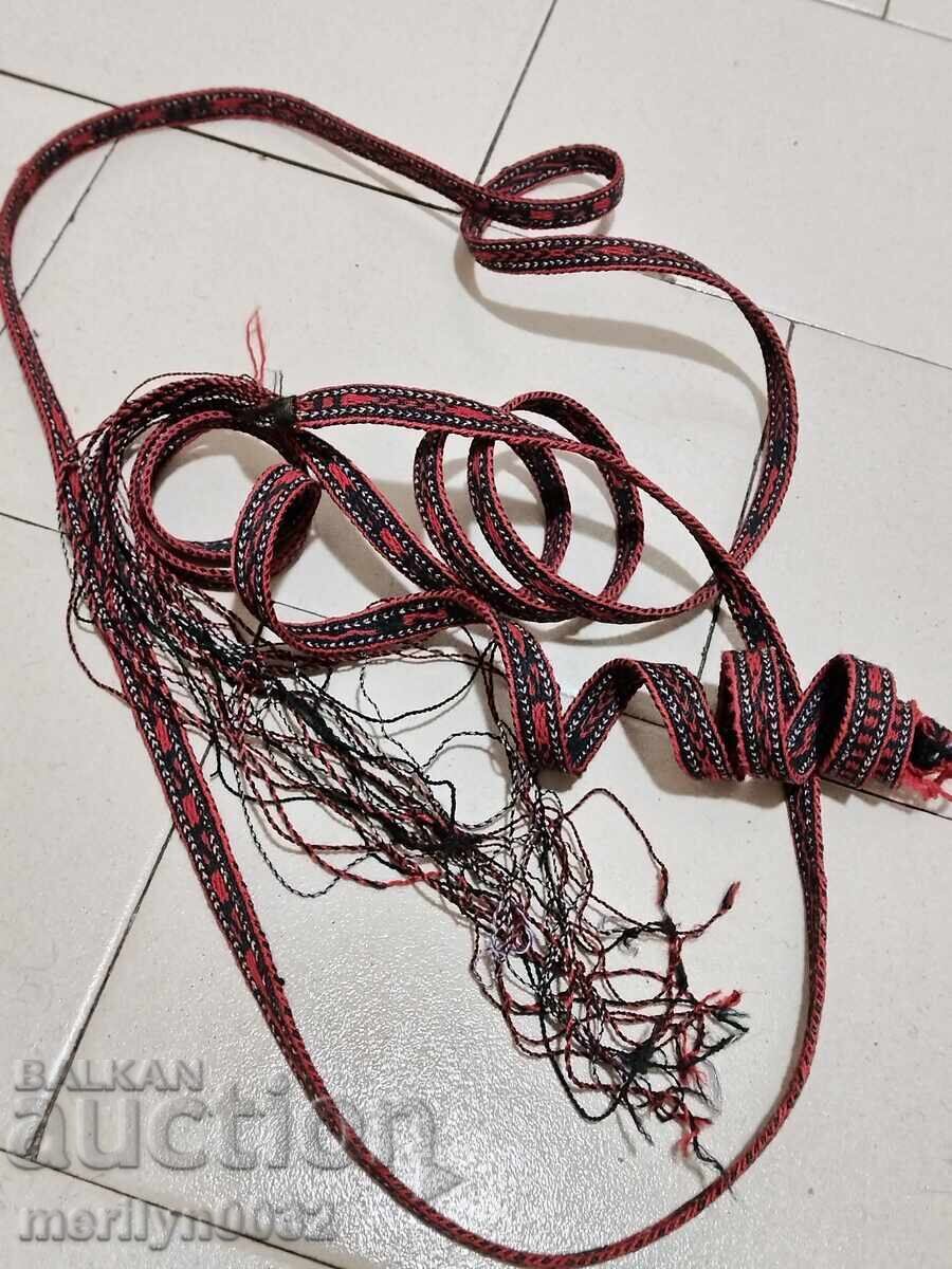 Livrarea Centură veche țesută manual, 3,50 metri, brâu, curea, costum popular Livrarea Centură veche țesută manual, 3,50 metri, brâu, curea, costum popular