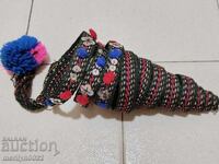 Old hand-woven belt 2.65 meters sash belt folk costume