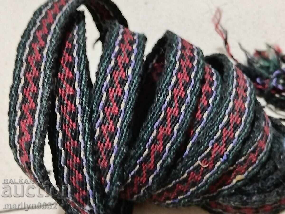 Old hand-woven belt 2.65 meters sash belt folk costume with price 95.00 BGN | € 48.57
