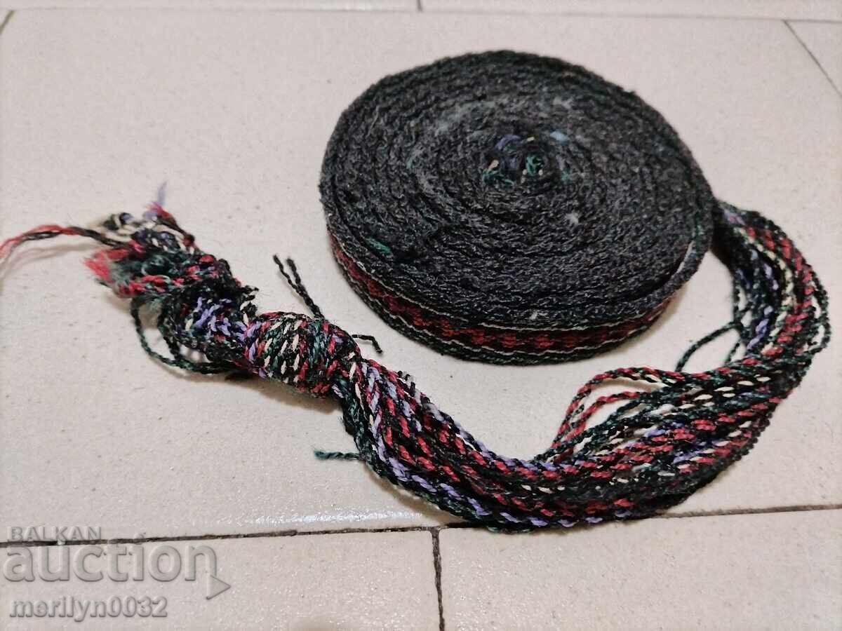 Auction Old hand-woven belt 2.65 meters sash belt folk costume Auction Old hand-woven belt 2.65 meters sash belt folk costume