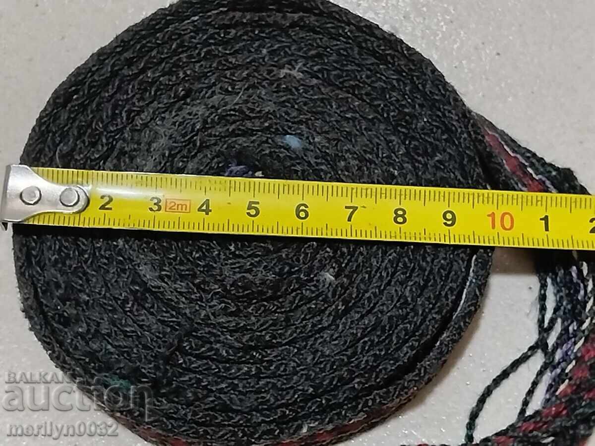 Old hand-woven belt 2.65 meters sash belt folk costume - 5 Old hand-woven belt 2.65 meters sash belt folk costume - 5