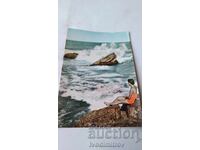 Postcard Varna Black Sea 1960