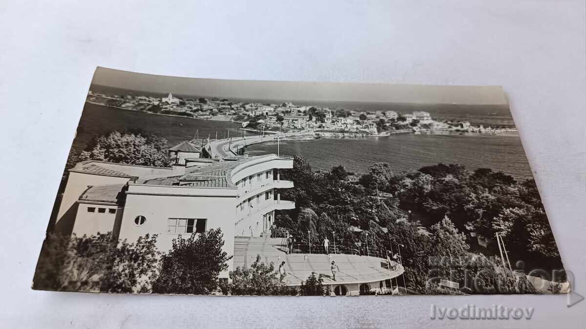 Carte poștală Nessebar Vedere generală 1961 Carte poștală Nessebar Vedere generală 1961