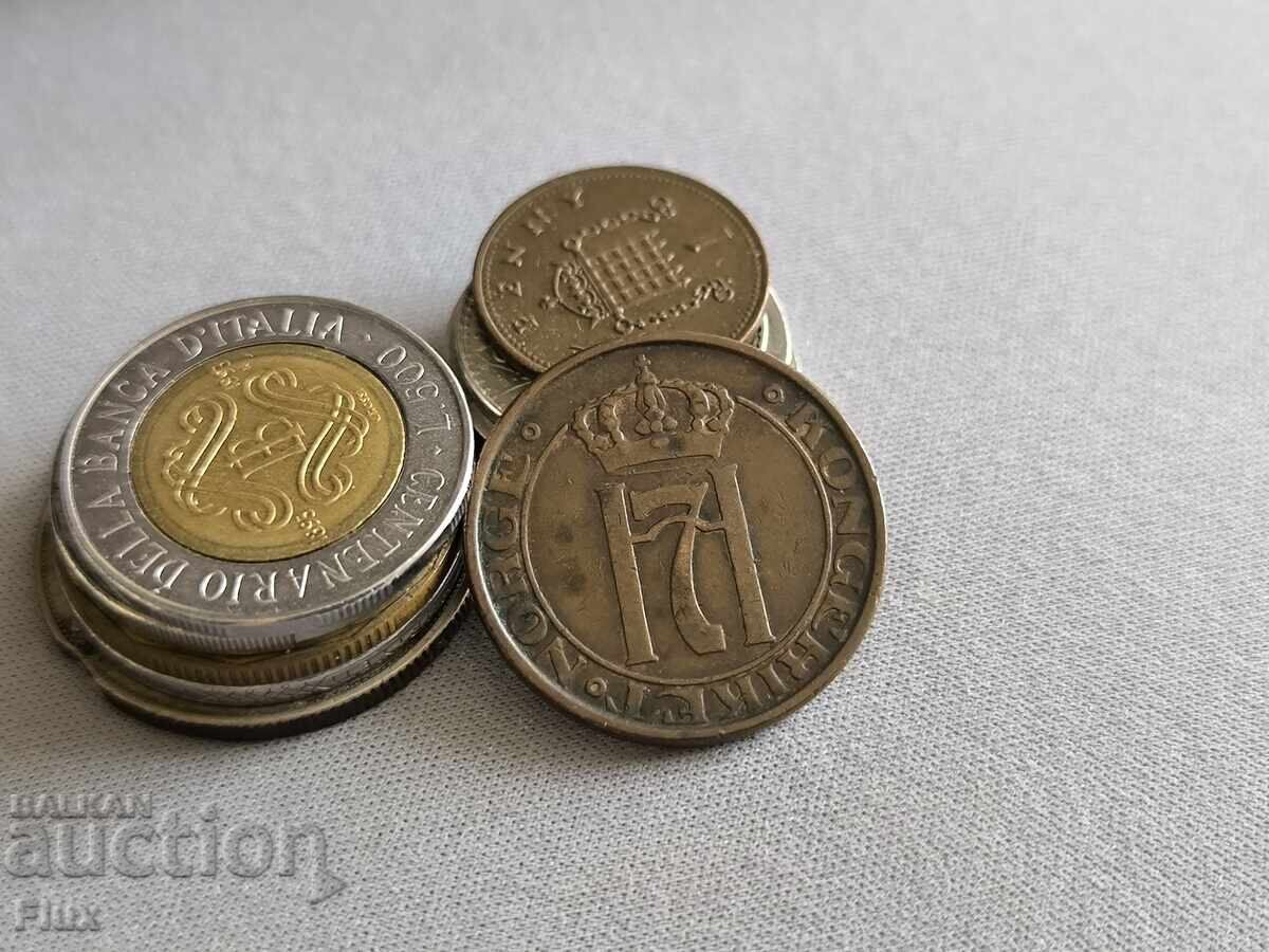 Монета - Норвегия - 5 оре | 19403г. с цена 4.50 лв. | € 2.30
