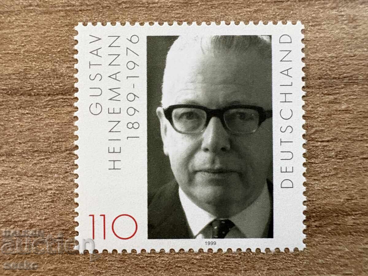 Germania - 100 g. de la nașterea lui Gustav Heinemann (1999) MNH