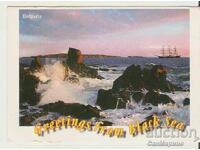 Card Bulgaria Bulgarian Black Sea View 34*