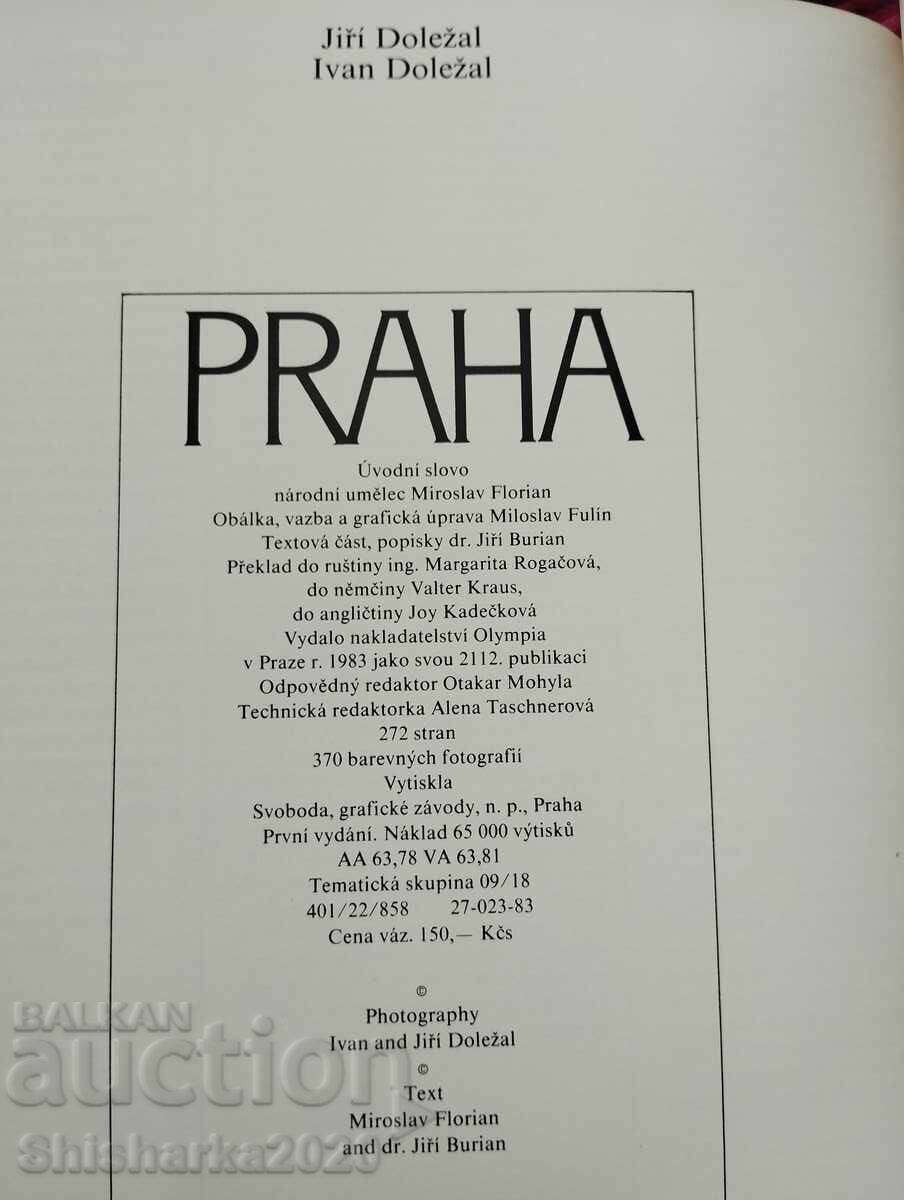 Auction  Prague Large Tri-lingual Album