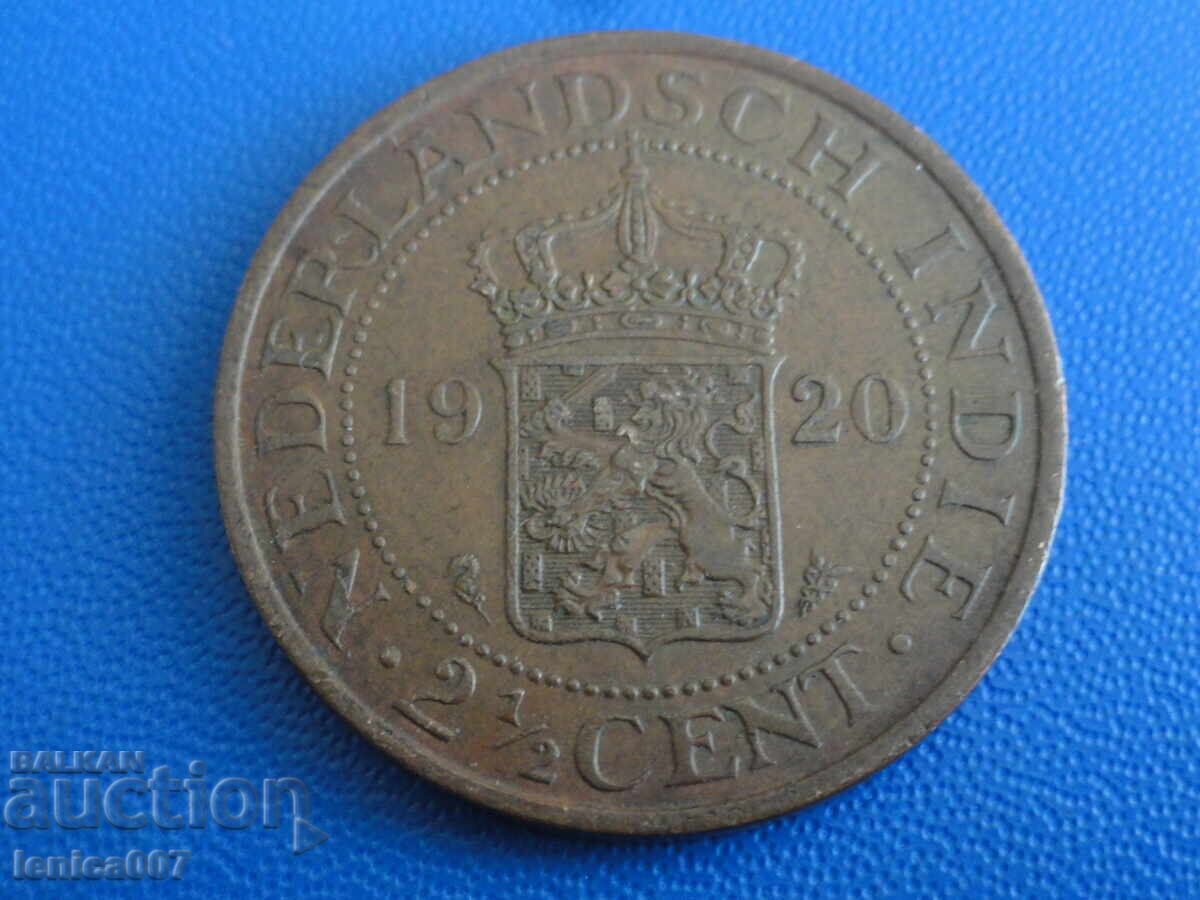 Ολλανδική Ανατολική Ινδία 1920 - 2 1/2 σεντ - 5