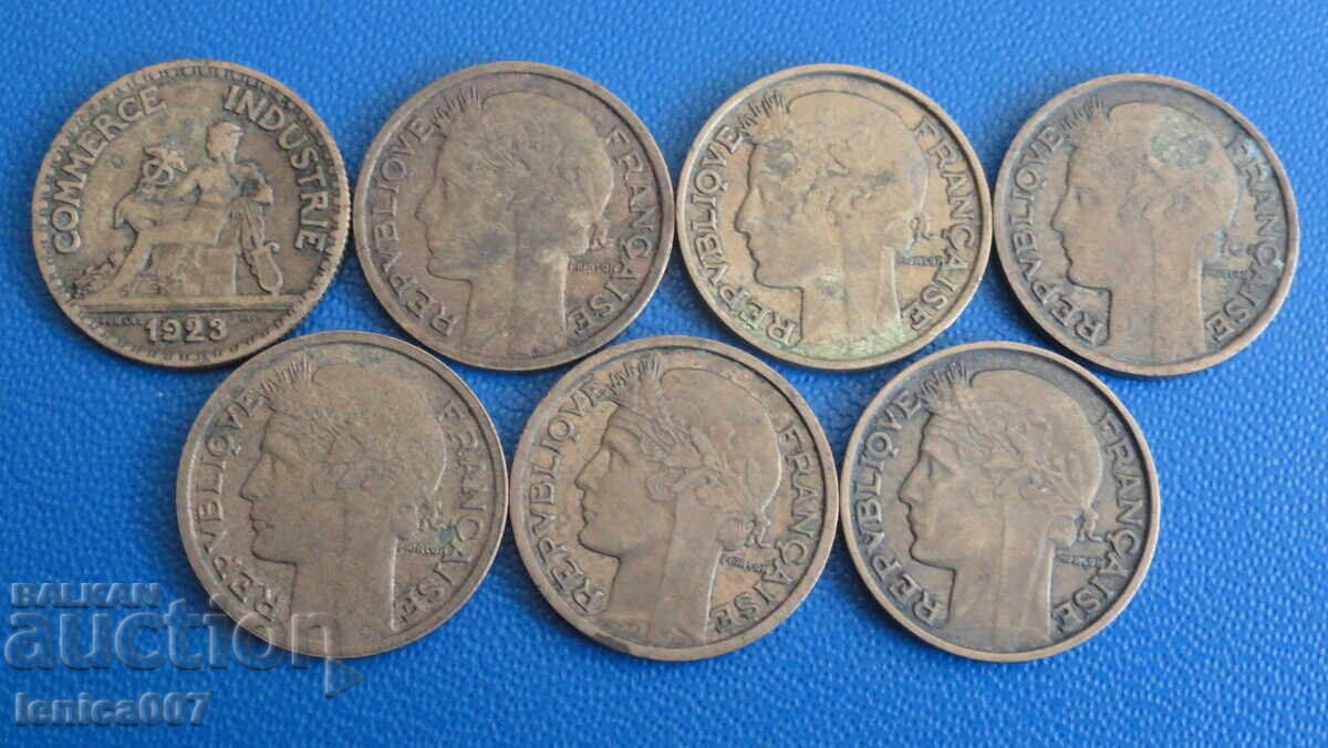 France 1923-41 - 50 Centimes (7 pieces) - 6