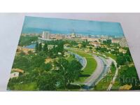 Carte poștală Varna Autostrada Varna - Nisipurile de Aur