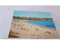 Ταχυδρομική κάρτα Σωζόπολη Παραλία της πόλης 1975