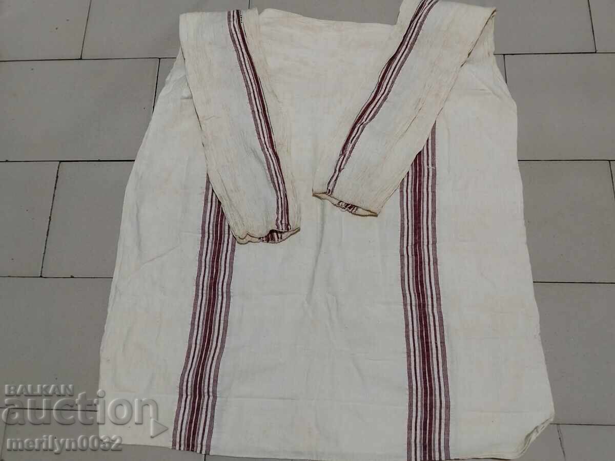 Old woman's shirt, hand-embroidered, dowry, folk costume, sukman - 7
