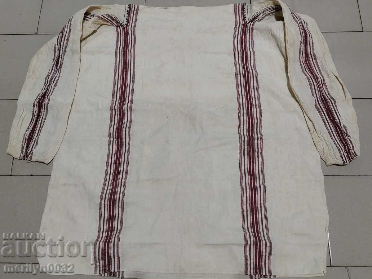 Old woman's shirt, hand-embroidered, dowry, folk costume, sukman