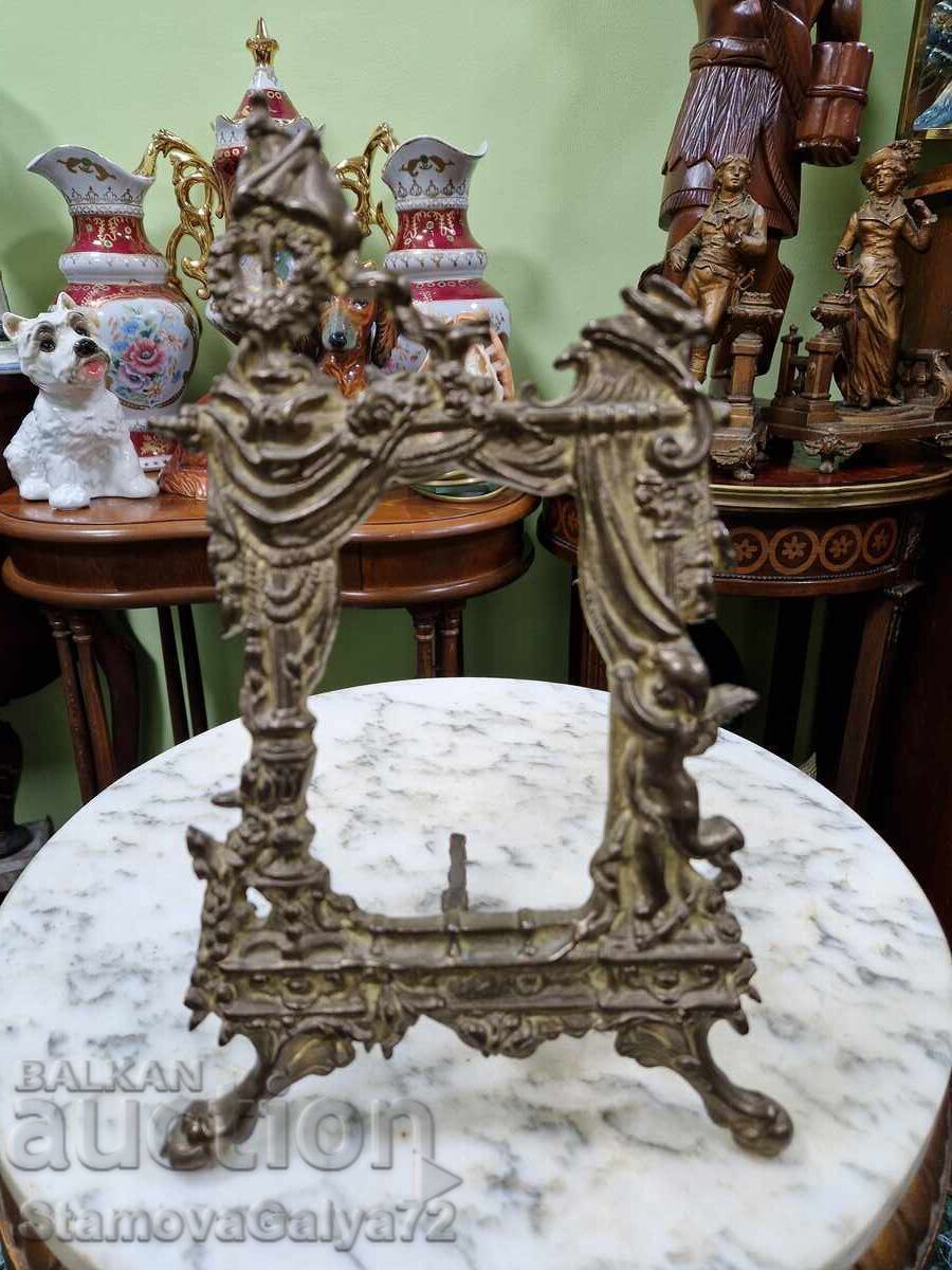 Old, great antique bronze picture stand with price € 68.00 | 133.00 BGN