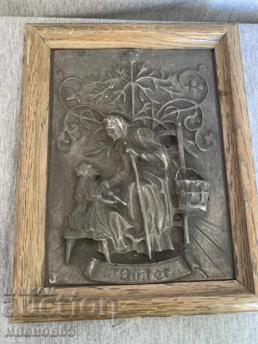 Licitație Tablou de cositor, Iarnă