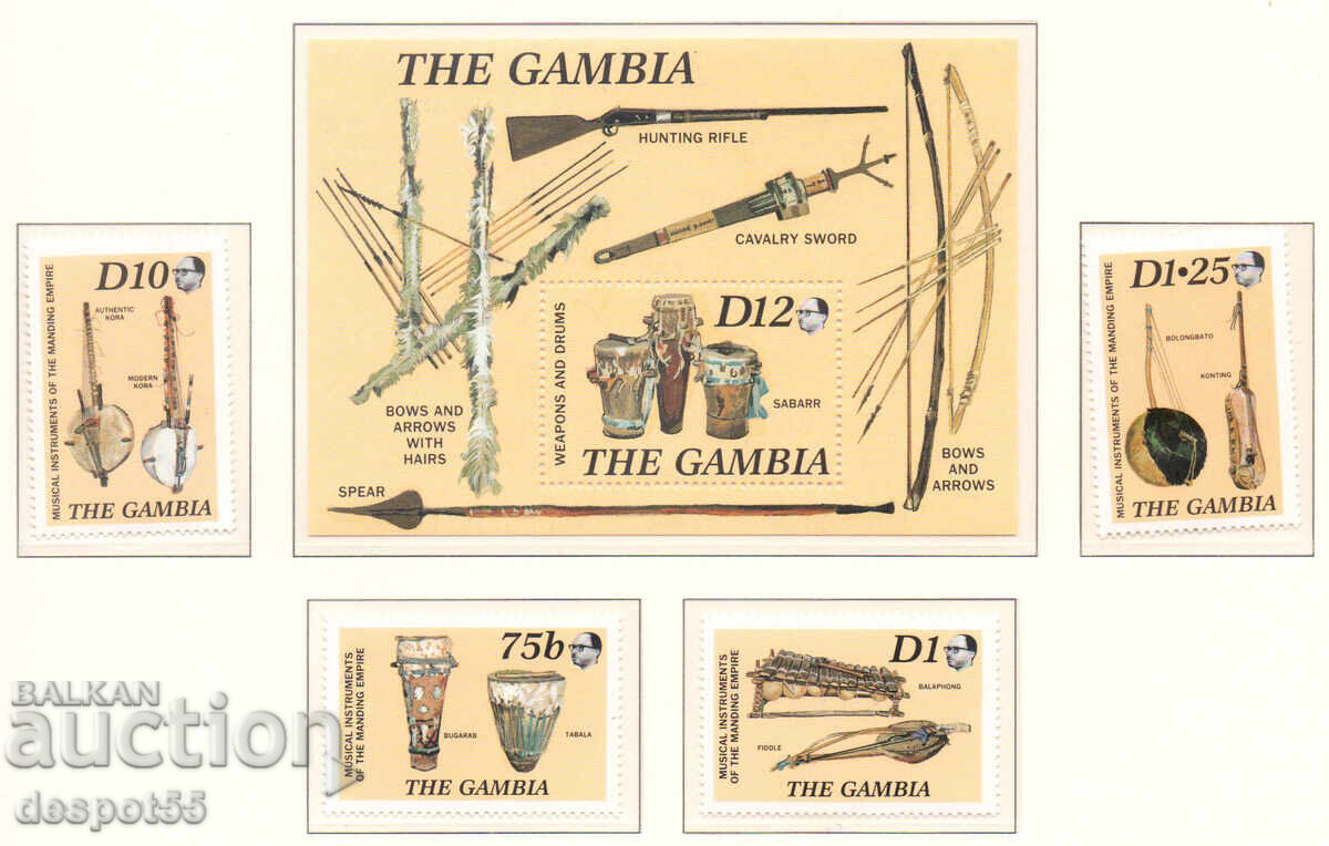 1987. Γκάμπια. Η μουσική του λαού Μαντίνγκ + Μπλοκ