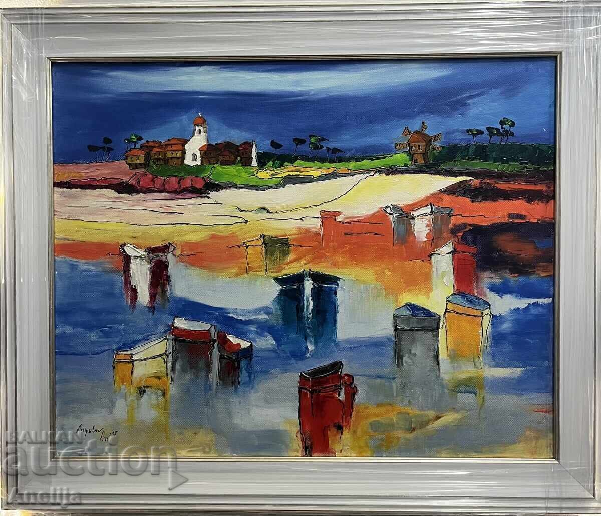 Abstract seascape Sozopol Abstract seascape Sozopol