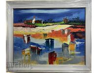 Abstract seascape Sozopol