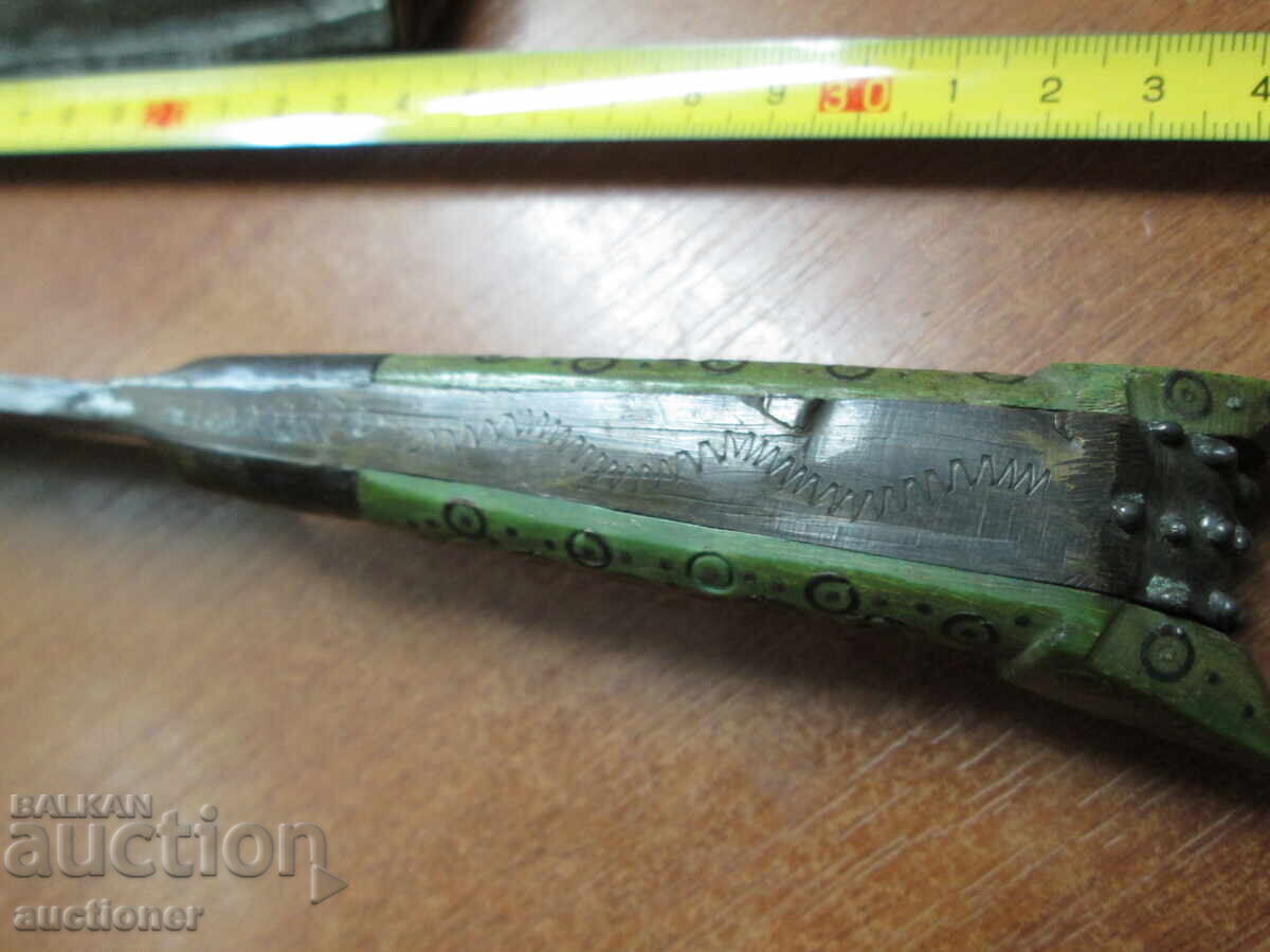 Livrarea CUȚIT BOSNIAC VECHI AUTENTIC CU TEACĂ - RECHIN