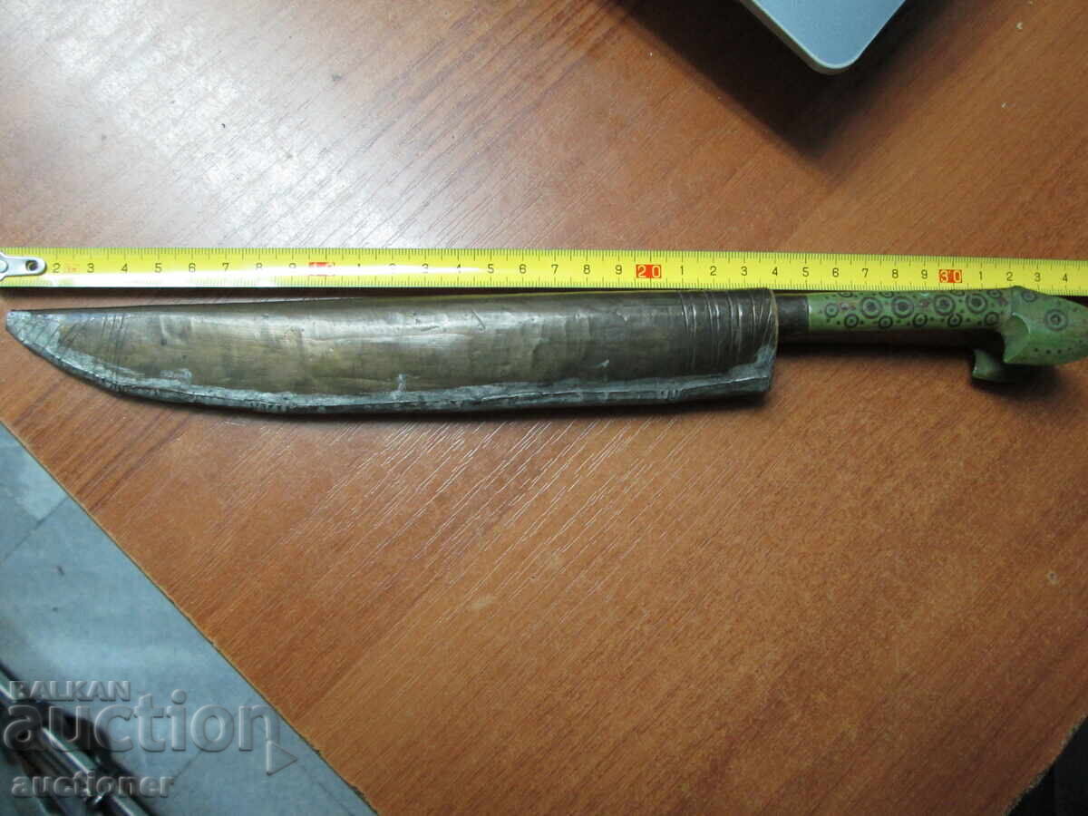 CUȚIT BOSNIAC VECHI AUTENTIC CU TEACĂ - RECHIN - 7