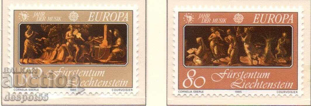 1985. Лихтенщайн. Европейска година на музиката. 1985. Лихтенщайн. Европейска година на музиката.
