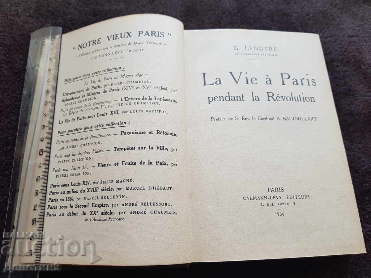 Delivery of Life in Paris during the Revolution - G. Lenotre 1936 Delivery of Life in Paris during the Revolution - G. Lenotre 1936
