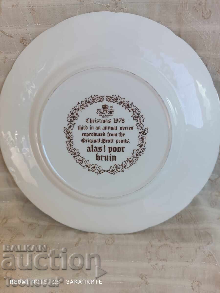 Decorative porcelain plate by COALPORT - 6