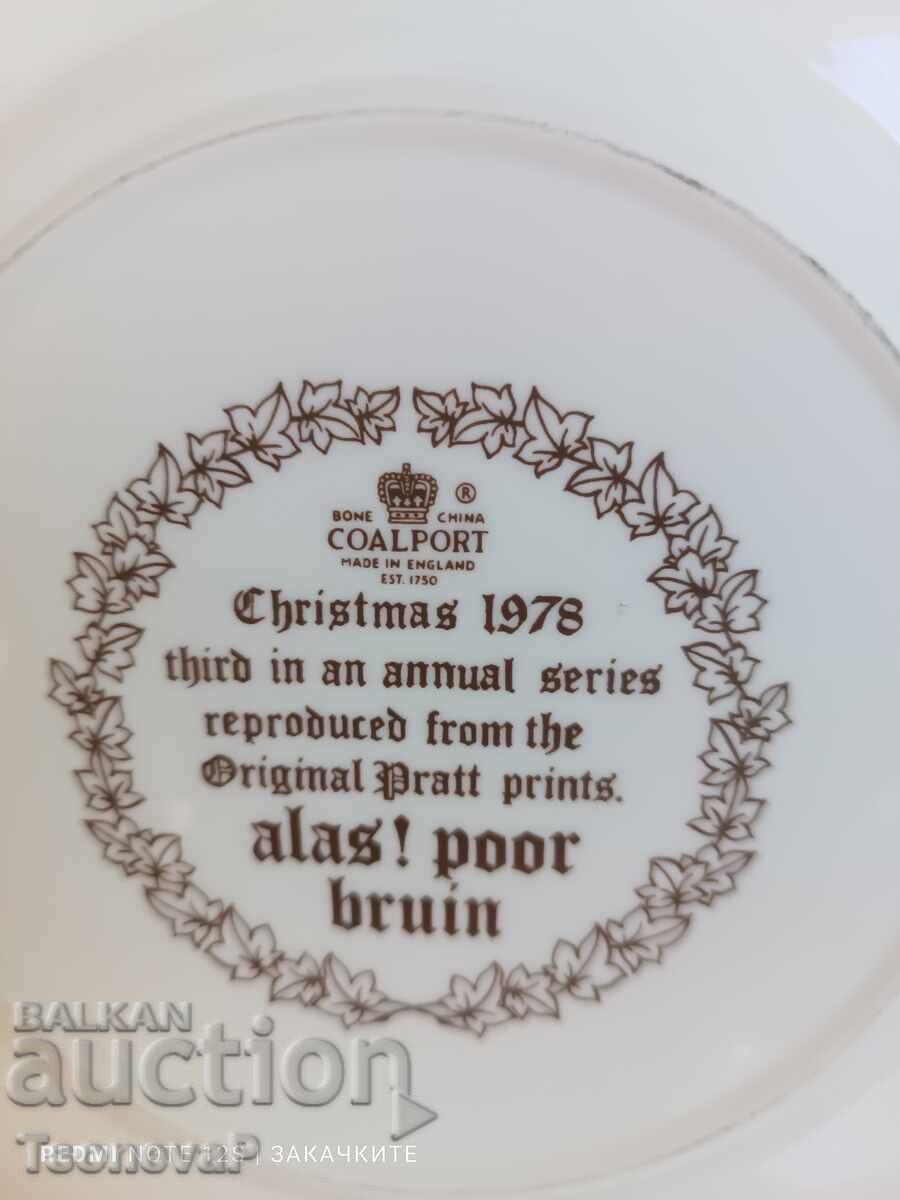 Decorative porcelain plate by COALPORT - 7