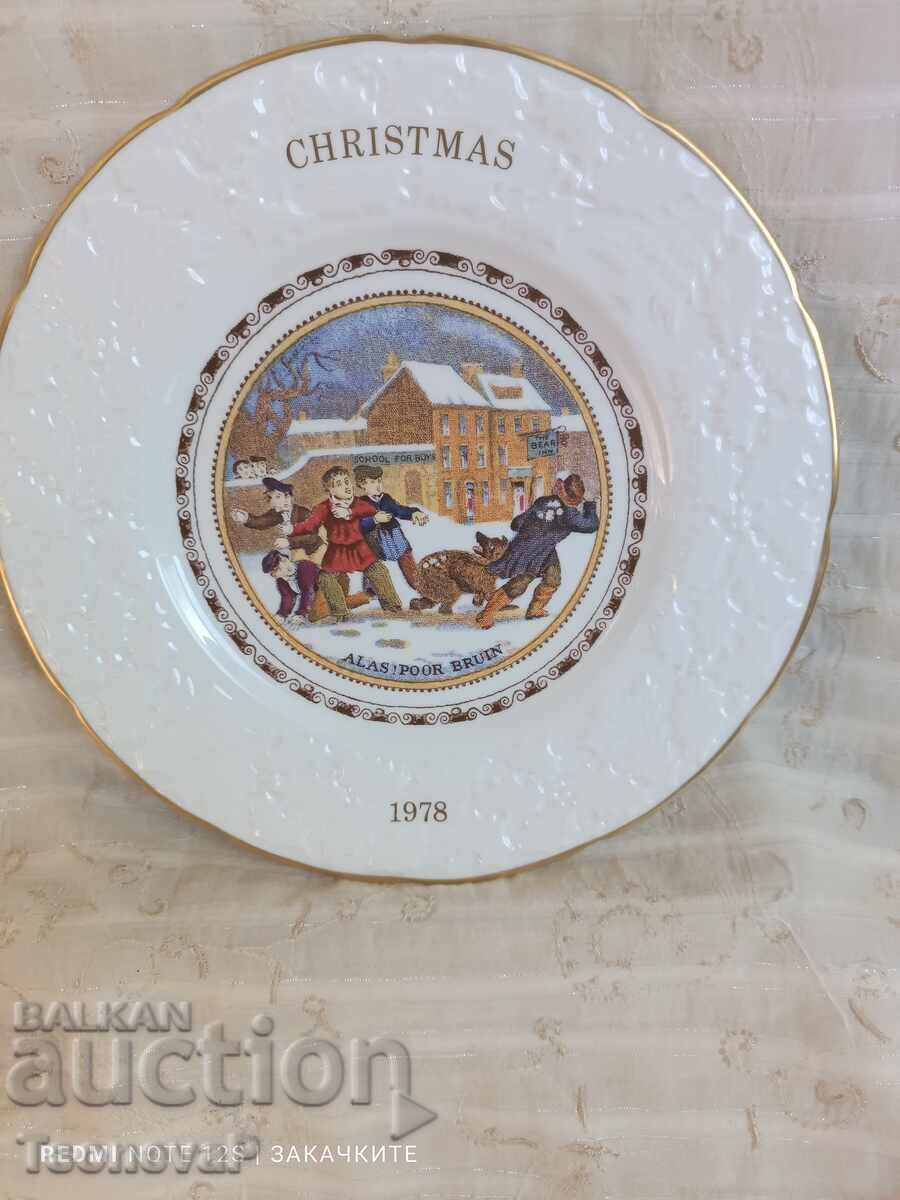 Decorative porcelain plate by COALPORT