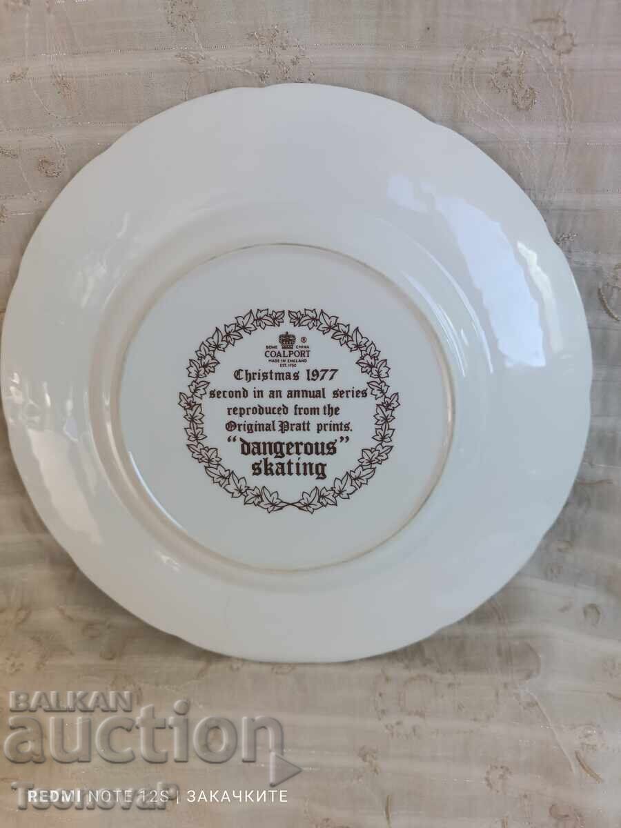 Διακοσμητικό πορσελάνινο πιάτο COALPORT - 5