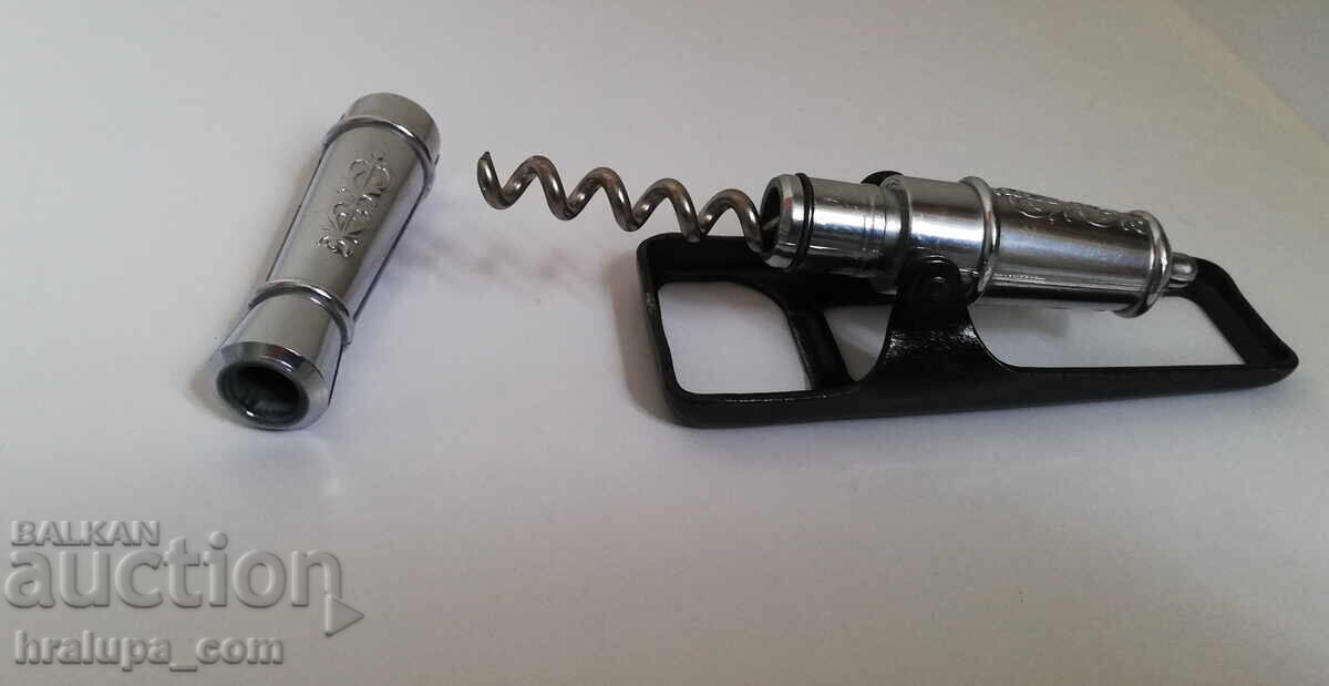 Corkscrew bottle opener cannon with price 20.00 BGN | € 10.23