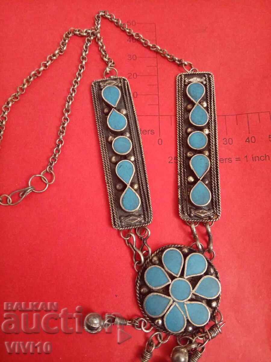 Старинно колие с емаил