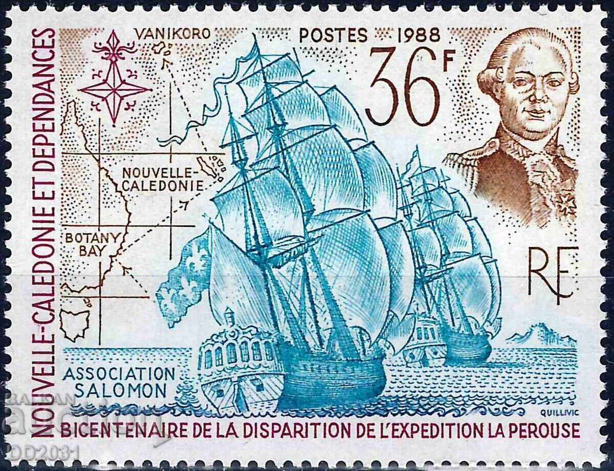 Νέα Καληδονία 1988 - πλοία MNH