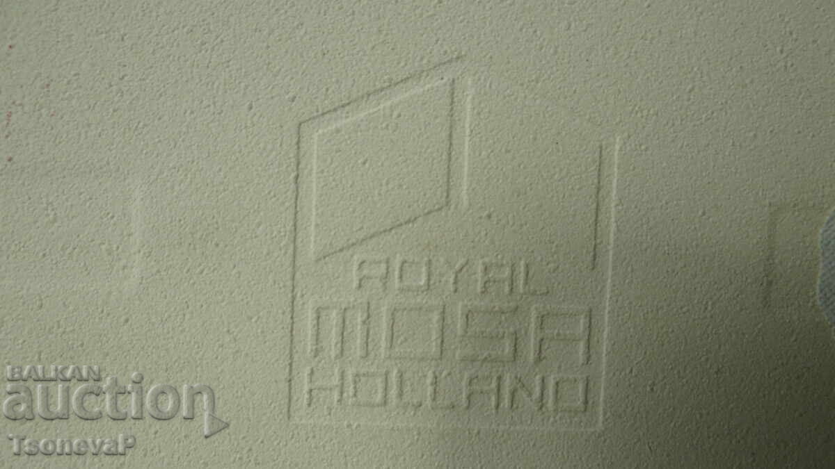 Πορσελάνινη πλάκα Delft, χειροποίητη, για κρέμασμα - 7