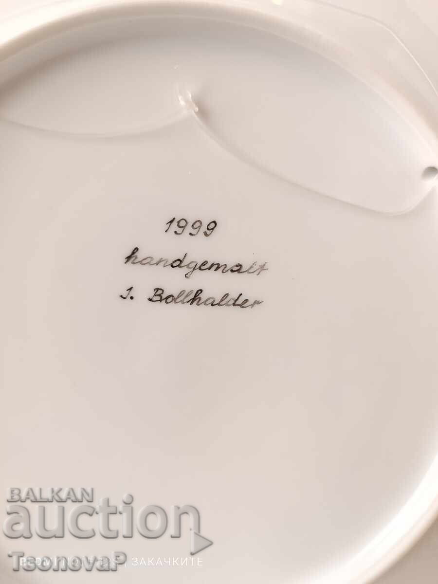 Διακοσμητικό πορσελάνινο πιάτο για κρέμασμα - 5