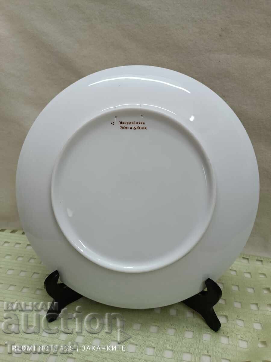 Παράδοση Πορσελάνινη πιατέλα για κρέμασμα