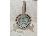 Farfurie din portelan pentru decor