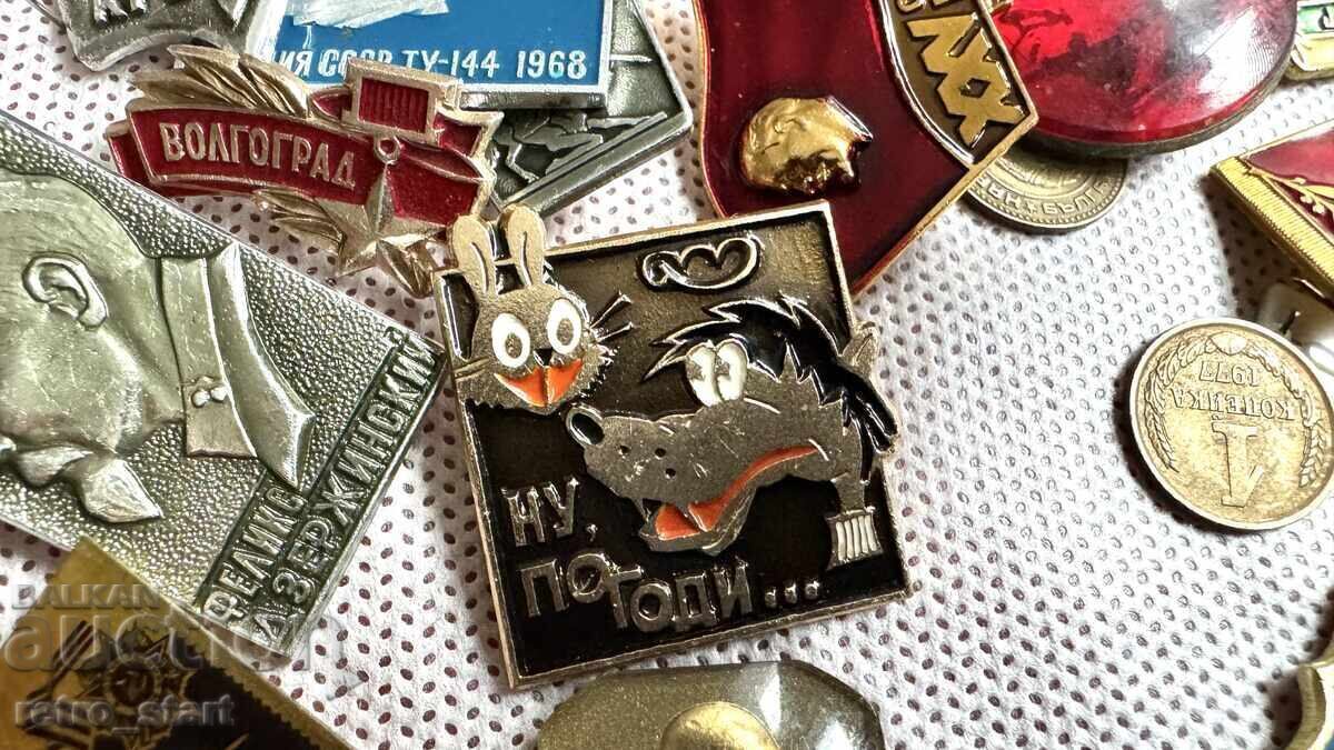 Auction  Russian Badges 90 pieces
