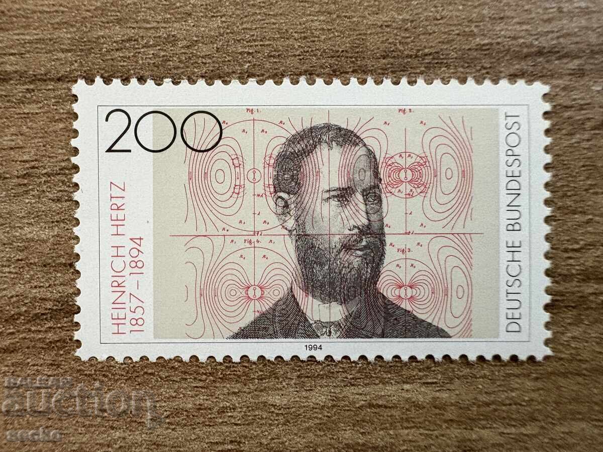 Γερμανία - 100 γρ. από τον θάνατο του Χάινριχ Χερτζ...(1994) MNH