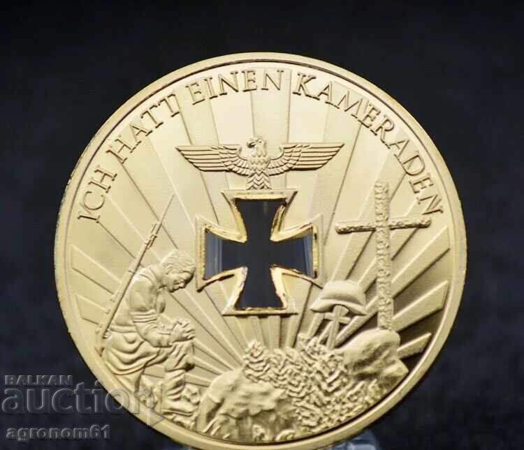 Monede - Placă cu monede naziste de aur - 6