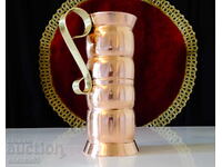 Ceașcă de vin din cupru, super masivă 320 gr